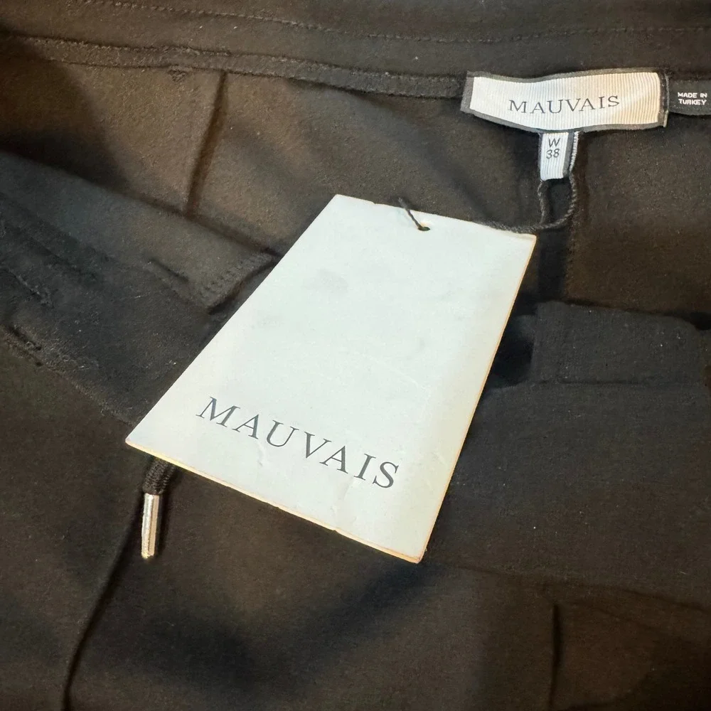NWT Mauvais Mens Black Pintuck Luxe Drawstring‎ Shorts SZ W38 Streetwear